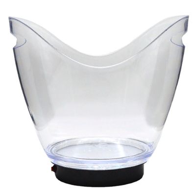LED de forma oval luxo vinho flash vodka uísque champanhe baldes para KTV festa de bar
