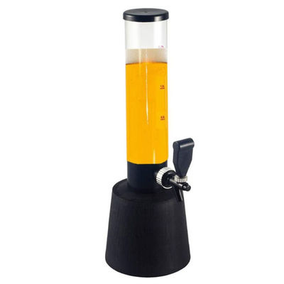 Barril de bebida de cerveja de tubo de gelo personalizado com dispensador de torneira e torre de cerveja de resfriamento a gelo
