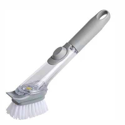 3 Cabeças de limpeza substituíveis Espuma de sabão PP TPR Bristle Esfregão de lavar louça