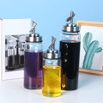 Botão de óleo de abertura e fechamento automático para cozinha vidro de alto borosilicato 6.4 * 25cm