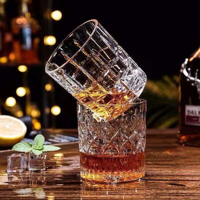 Copo de Whiskey Tequila de 300 ml de capacidade com vidro Max Diamond e exquisito tumbler