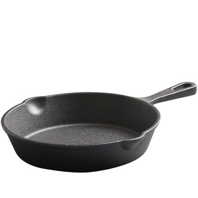 Caixa de ferro fundido 9-30cm Skillet pré-sazão para ambas as necessidades de cozinha exterior interior