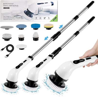 2024 Upgraded 9 em 1 Brush de limpeza elétrica recarregável portátil sustentável e fácil