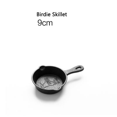 Artigos de cozinha não pegajosos pré-sazados de ferro fundido Skillet preto sustentável para o exterior