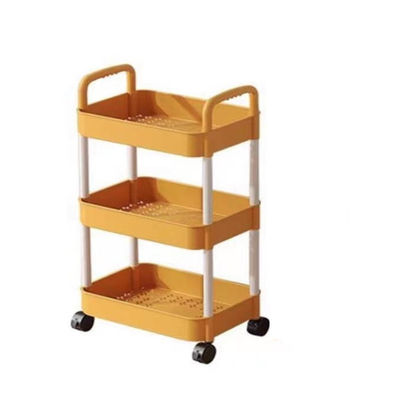 2 3 4 5 Rack de estante de armazenamento rotativo quadrado para organização de cozinha e banheiro