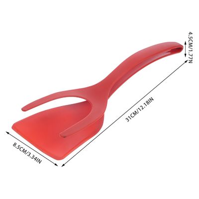 Ferramentas de frutas e vegetais Tipo 2 em 1 Espatula Tong Material PPA Grip e Flip Egg Clip