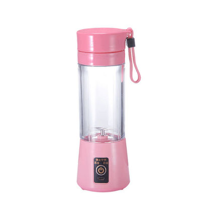 Chegadas Cupão de sumo elétrico rosa portátil Mini-Blender Multifuntcional Misturadores de frutas