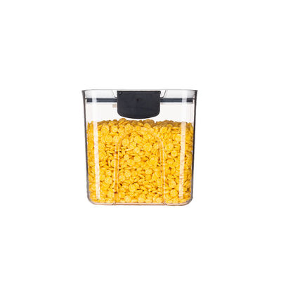 Tipo de cozinha em pé PET plástico recipientes de armazenamento de alimentos transparente hermético 4pc conjunto