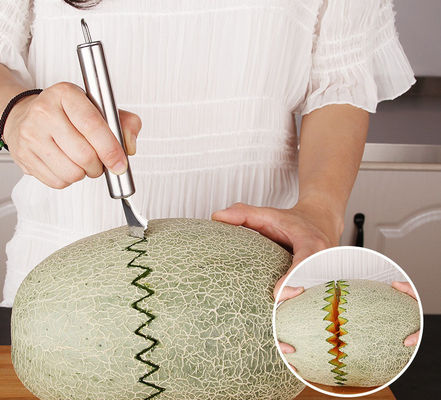 Ferramentas de frutas e vegetais de aço inoxidável 6 peças para cozinha multifuncional