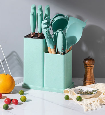 Kit de utensílios de cozinha portáteis para utensílios de cozinha antiaderentes em restaurantes e casas