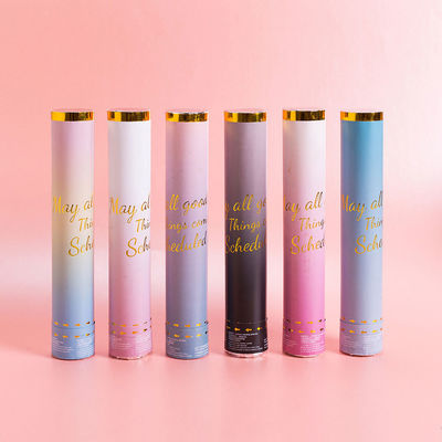 Canhão de Confetti com Logotipo Personalizado - 100cm de fumaça de Confetti
