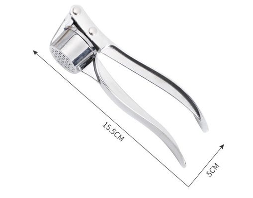Grelha de cozinha de aço inoxidável de liga de zinco de pressão manual de alho