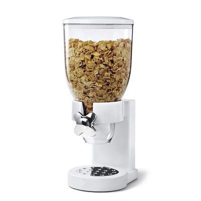 Dispensador de cereais de copos duplos 2L Dispensador de alimentos secos