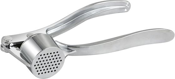 Grelha de cozinha de aço inoxidável de liga de zinco de pressão manual de alho