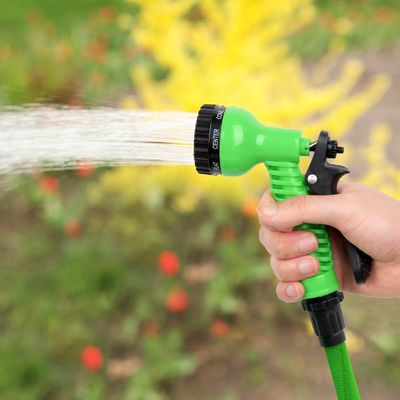 Mangueira de jardim tipo bobina Mangueira de água 25-250FT Expandivel Magic Irrigação com alta pressão