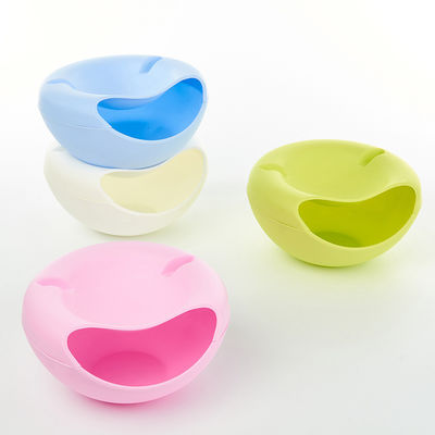 Maximize o tempo de lanche com este recipiente de frutas secas de duas camadas e suporte de telefone