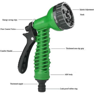 Irrigação Simples Expandivel Flex Magic aquecido mangueira de jardim 25-200FT com pistola de pulverização