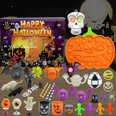 Cartoon Fidget Squishy Toy 18pcs 24pcs Blind Box Halloween Brinquedos Espremido Brinquedos para Crianças