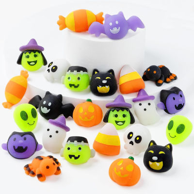 Cartoon Fidget Squishy Toy 18pcs 24pcs Blind Box Halloween Brinquedos Espremido Brinquedos para Crianças