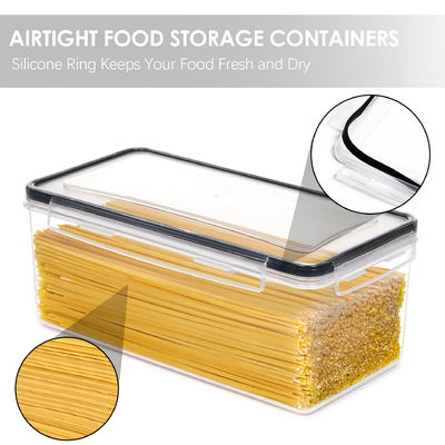 OEM/ODM aceitável 3.2L BPA livre recipientes de plástico para macarrão Cereais de armazenamento 4pack Set