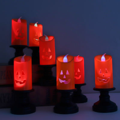 Outras ocasiões Lâmpada de vela LED Luminosa Lâmpada de aranha Ornamentos de luz noturna com logotipo personalizado