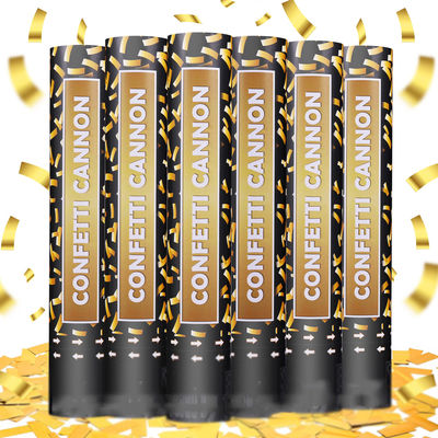 40cm Multicolor Biodegradable Party Popper Confetti Canhões para celebrações coloridas
