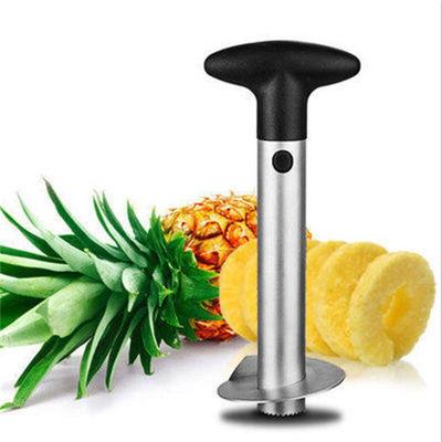 24*11cm Máquina manual de cortar frutas de aço inoxidável com lâmina afiada e alça removível