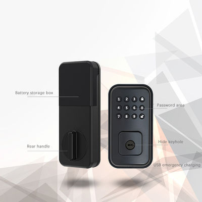 Segure a sua porta com bloqueio digital inteligente alimentado por bateria e TTlock Tuya WiFi App