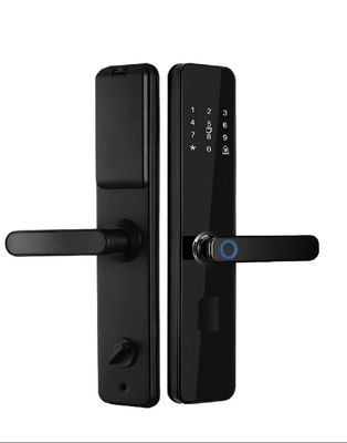 Segurança exterior Porta digital com Tuya Ttlock e reconhecimento de impressões digitais
