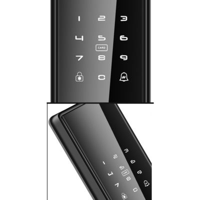 Segurança exterior Porta digital com Tuya Ttlock e reconhecimento de impressões digitais