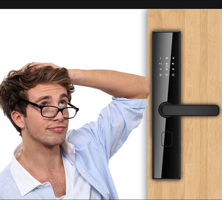 Segurança exterior Porta digital com Tuya Ttlock e reconhecimento de impressões digitais