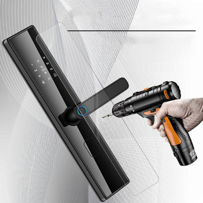 Segurança exterior Porta digital com Tuya Ttlock e reconhecimento de impressões digitais