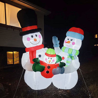 Decorações de Natal de jardim interior e exterior 6ft Natal infláveis Pai Natal com luzes LED verde