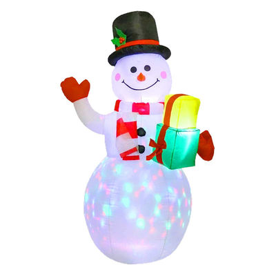 Decorações de Natal de jardim interior e exterior 6ft Natal infláveis Pai Natal com luzes LED verde