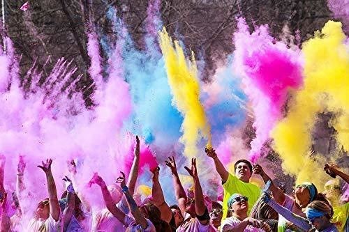 Colourful Holi Powder Party Popper Confetti Cannon Corn Powder 13*18cm Biodegradável