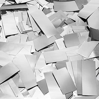 Púrpura 2*5cm Popper Confetti Cannon Biodegradável Retangular Redondo Forma de Coração Verde Branco Preto Confetti Folha de Ouro Amostra Grátis