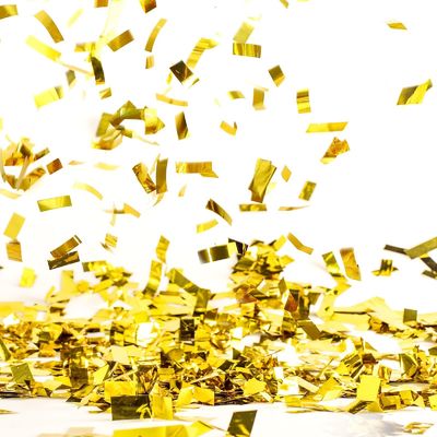 Púrpura 2*5cm Popper Confetti Cannon Biodegradável Retangular Redondo Forma de Coração Verde Branco Preto Confetti Folha de Ouro Amostra Grátis