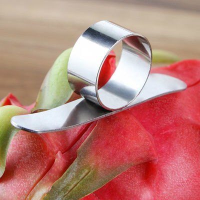 430 Anel de aço inoxidável Mini Size Peelers de frutas Kitchen Gadget Manual Peelers de laranja