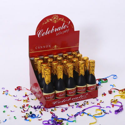 Logotipo personalizado Botella de champanhe Popper de festa O melhor acessório de celebração do ano