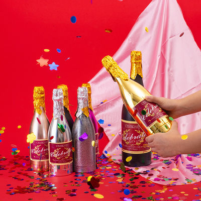Logotipo personalizado Botella de champanhe Popper de festa O melhor acessório de celebração do ano