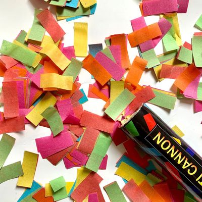 Fumo descartável pó confeti bastões canhões perfeitos para revelar sexo revelações