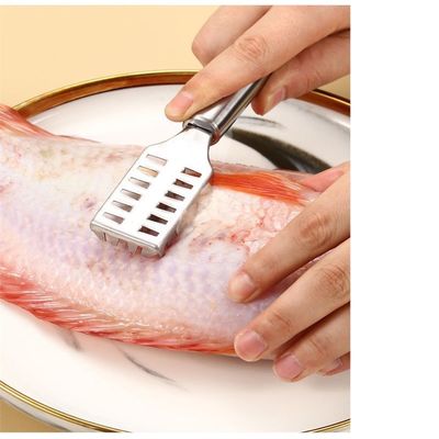 304 Set de utensílios de cozinha de aço inoxidável 6 em 1 para descascar frutas e descascar vegetais