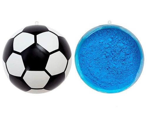 Gênero Revelar Adereços Confetti Powder Filler 14*14*14cm Futebol para celebrações do bebê