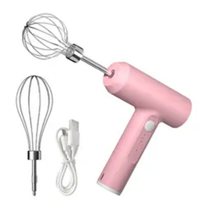 Batedor automático de ovos recarregável sem fio de aço inoxidável para bolos de cozinha sobremesas