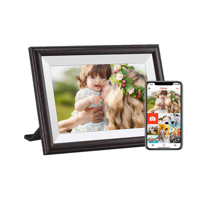 Fornecimento a granel 10 polegadas 16g WiFi LCD Cloud Video Download Frameo Quadro de fotografia digital