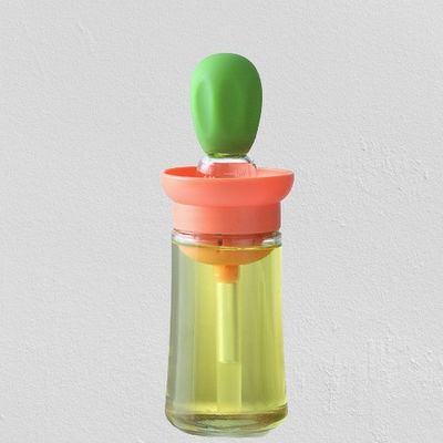 Olive Superior vidro de medição de óleo e vinagre Dispensador de garrafa para cozinha 6.45 * 20cm