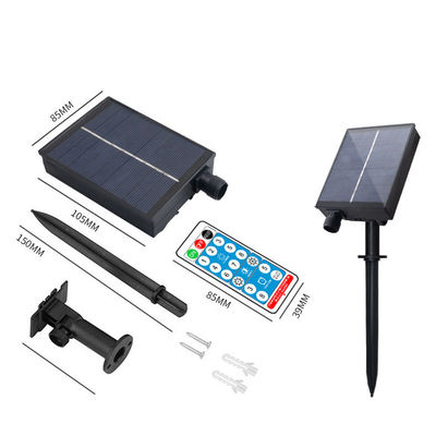Controle remoto Bola de bolhas Luzes de corda solar para jardim Bistro Café Backyard Holiday
