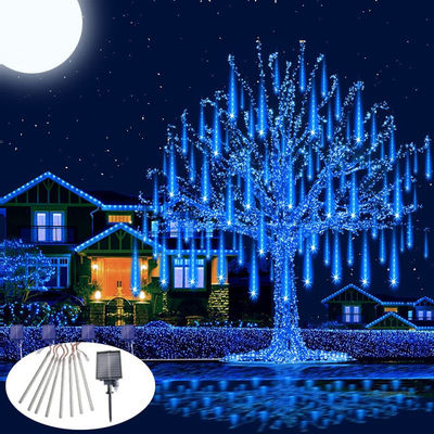 Fada de chuva caindo luzes de corda LED em design de cubo para festa de férias decoração de casa
