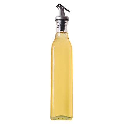 Óleo em estoque Pot de cozinha frasco de spray de óleo vidro transparente distribuidor de vinagre de azeite
