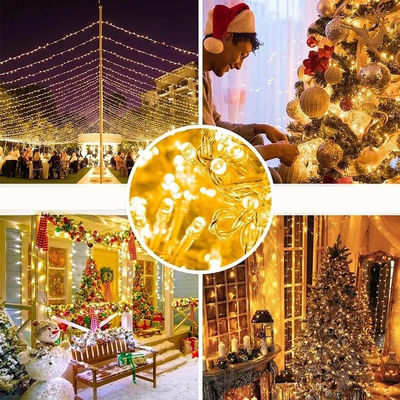 Dream Color Luzes de Natal Corda 10LEDs/m 5m 10m PVC Impermeável Direcionável LED